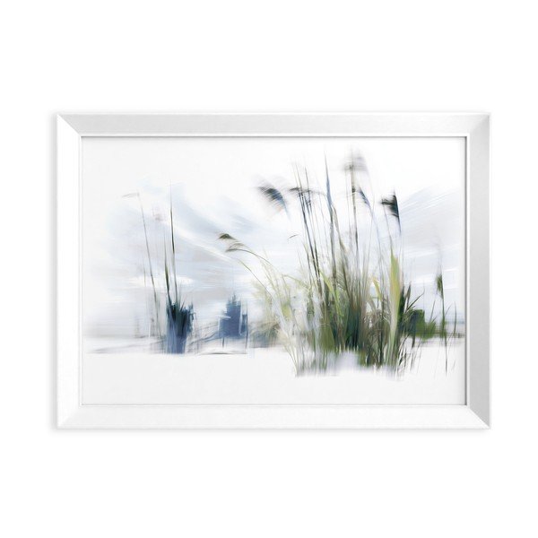 Obraz drukowany z ramą w zestawie 56x75 cm Blue Grasses – Styler