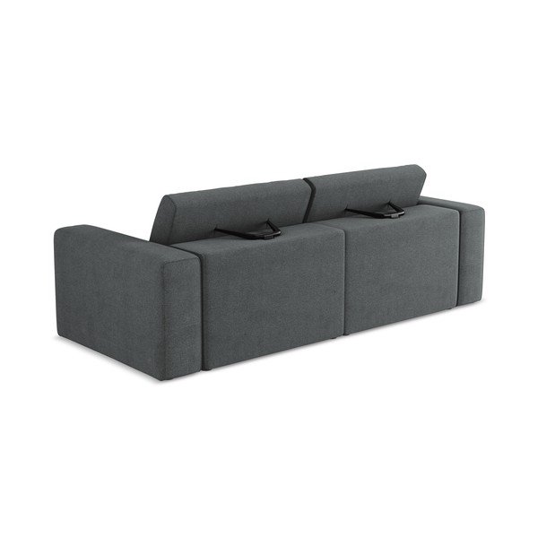 Szara sofa modułowa 224 cm Kalea – Makamii-image-3