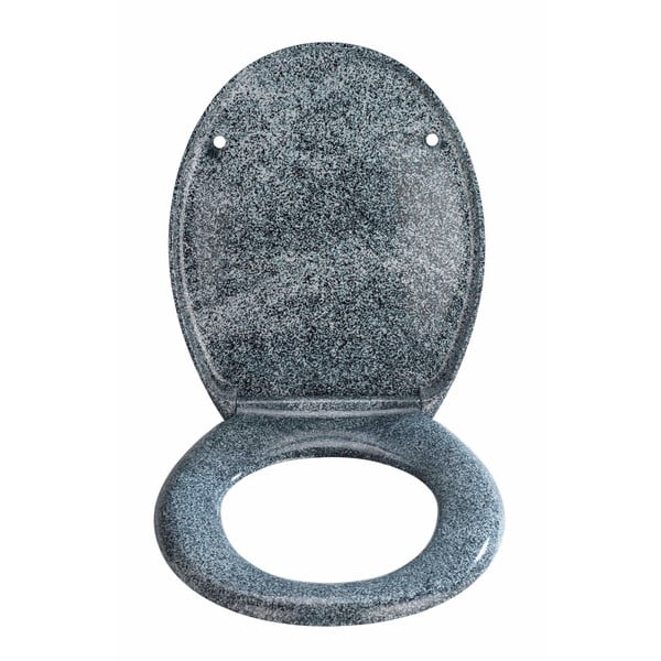 Deska sedesowa z dekorem betonu z łatwym domknięciem Wenko Premium Ottana, 45,2x37,6 cm-image-3