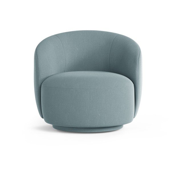 Jasnoniebieski obrotowy fotel Letizia – Micadoni -image-1