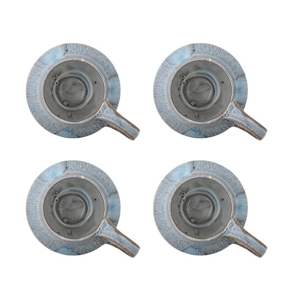 Jasnoniebieskie kamionkowe kubki zestaw 4 szt. 300 ml Bessie – Bloomingville-image-2