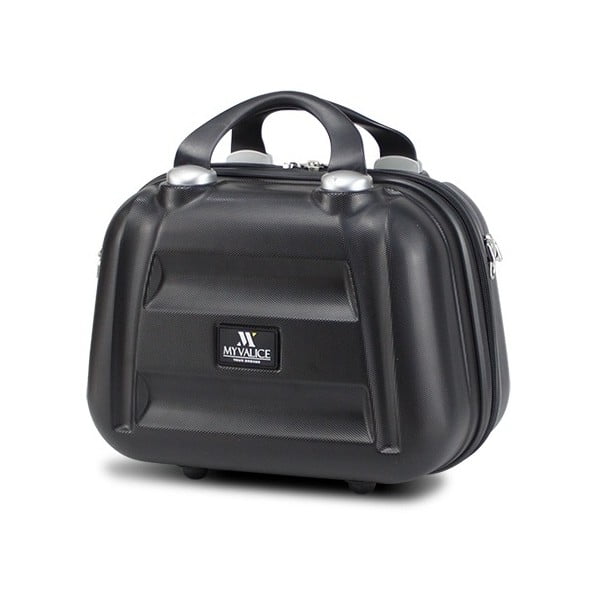 Czarny kuferek podróżny My Valice SMART BAG LASSO Make Up & Hand Suitcase