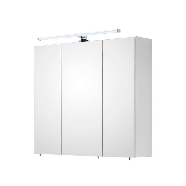 Biała wisząca szafka łazienkowa z lustrem 75x70 cm Set 360 – Pelipal-image-1
