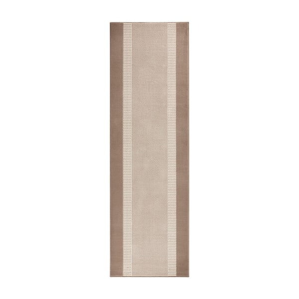 Beżowo-brązowy chodnik Hanse Home Basic, 80x500 cm