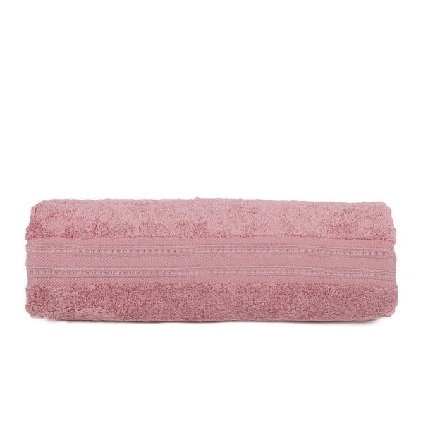 Różowy ręcznik Lavinya, 50x90 cm