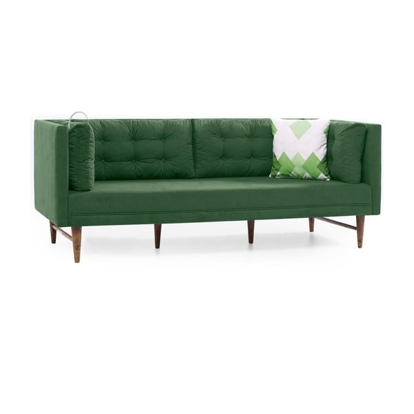 Zielona sofa 3-osobowa Balcab Home Eva