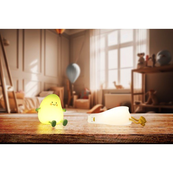 Biała dziecięca lampka nocna Lesley – Fischer & Honsel-image-1