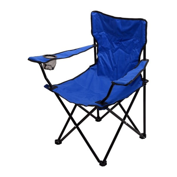 Niebieskie składane krzesło turystyczne Cattara Bari