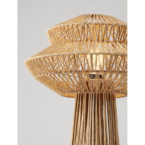 Lampa stojąca z liny w naturalnym kolorze (wysokość 90,5 cm) Nua – Nova Luce-image-4