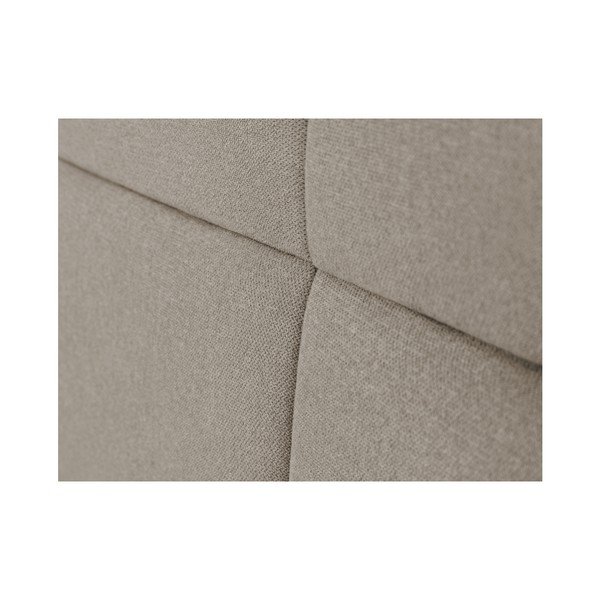 Kremowy zagłówek łóżka Mazzini Sofas Barletta, 140x120 cm-image-3