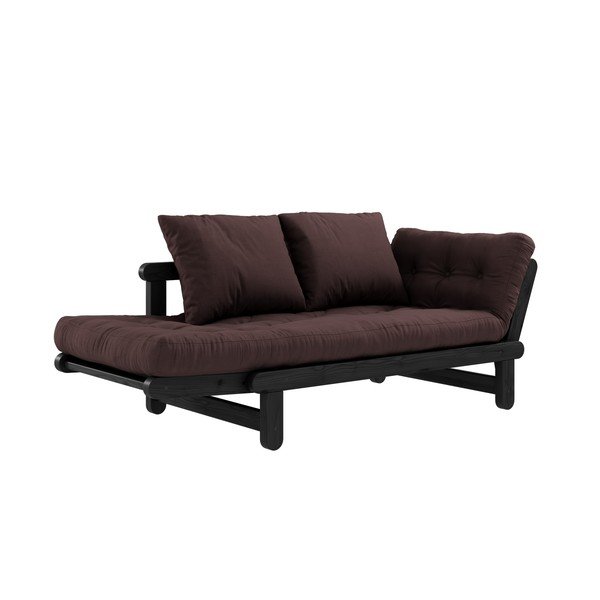 Sofa rozkładana Karup Design Beat Black/Brown-image-4