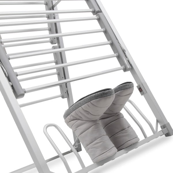 Szara składana elektryczna suszarka do bielizny InnovaGoods Clothes Airer-image-3