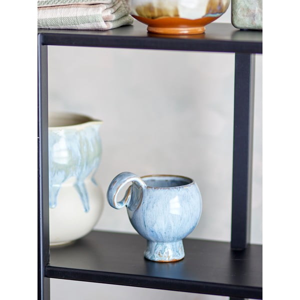 Jasnoniebieskie kamionkowe filiżanki do cappuccino zestaw 4 szt. 250 ml Avonlea – Bloomingville-image-1