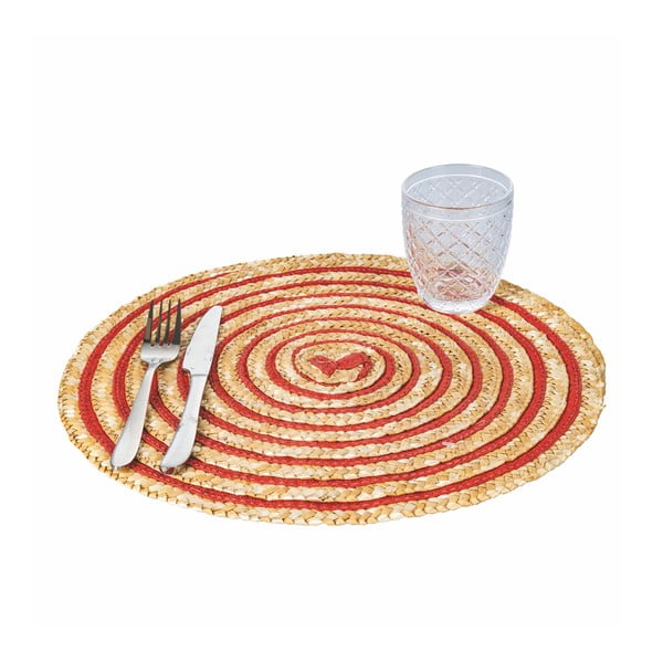 Maty stołowe z rafii zestaw 6 szt. ø 38 cm Spiral – Villa d'Este-image-1