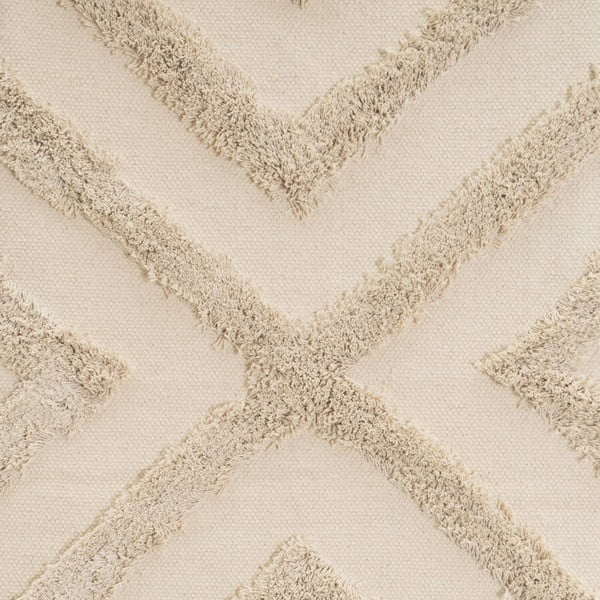 Kremowy bawełniany dywan odpowiedni do prania 50x80 cm – Casa Selección-image-1