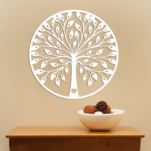 Biała dekoracja ścienna Tree-image-1