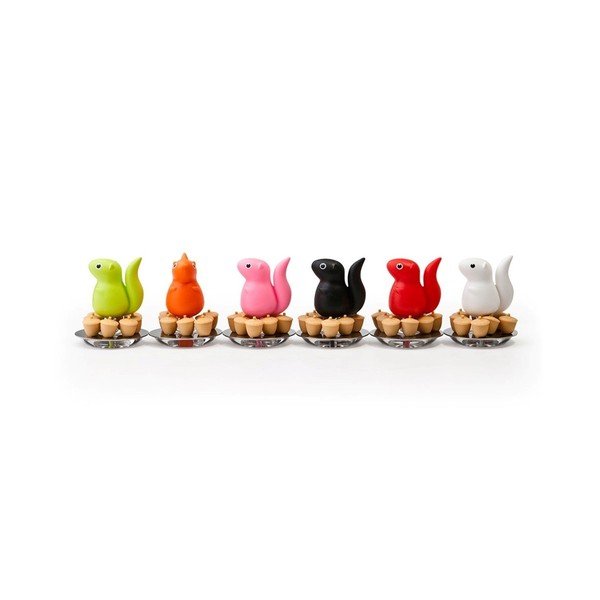 Zielony
  stojak z pinezkami Qualy Squirrel & Acorn-image-1