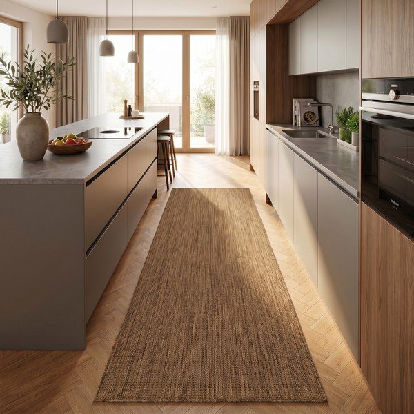 Brązowy chodnik odpowiedni na zewnątrz 80x250 cm Mira 1450 – Ayyildiz Carpets-image-1
