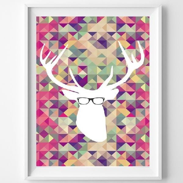 Plakat Smart Deer, A3