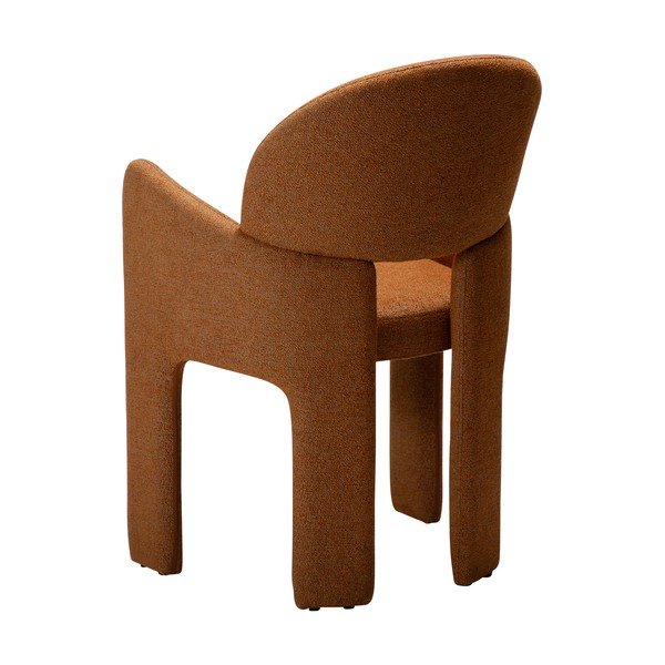 Pomarańczowy fotel jadalniany z podłokietnikami Aole – DAN-FORM Denmark-image-3