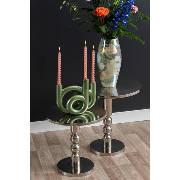 Metalowy okrągły stolik ø 44 cm Sheen – Leitmotiv-image-1