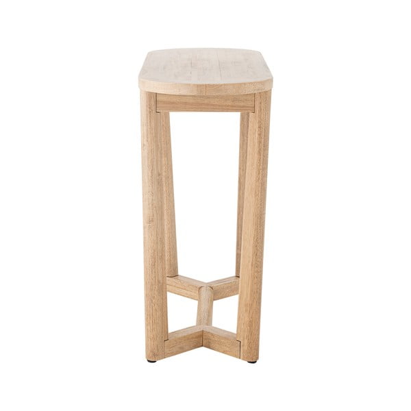 Konsola z litego drewna kauczukowego w naturalnym kolorze 35x100 cm Serrone – Bloomingville-image-3