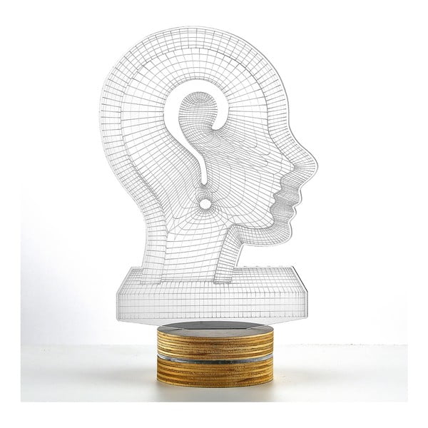Lampa 3D stołowa Head-image-2