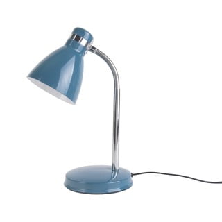 Niebieska lampa stołowa Leitmotiv Study Blue