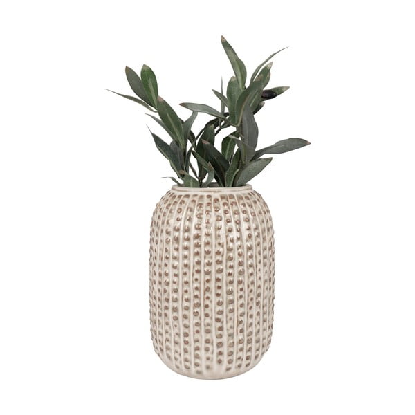 Beżowy ceramiczny wazon – House Nordic-image-1