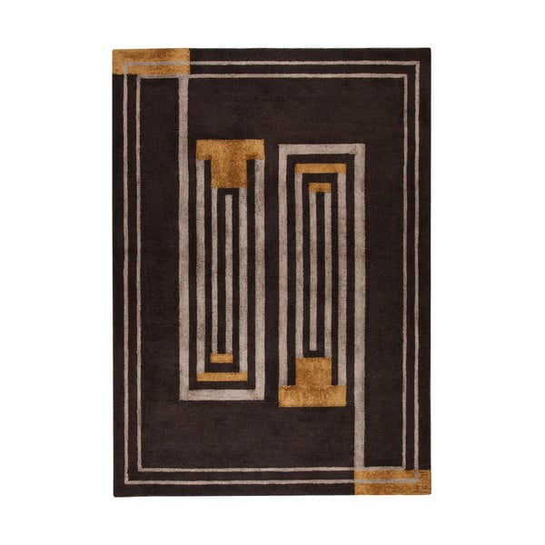 Brązowy ręcznie tkany dywan Flair Rugs Moderne Lifestyle, 160x230 cm