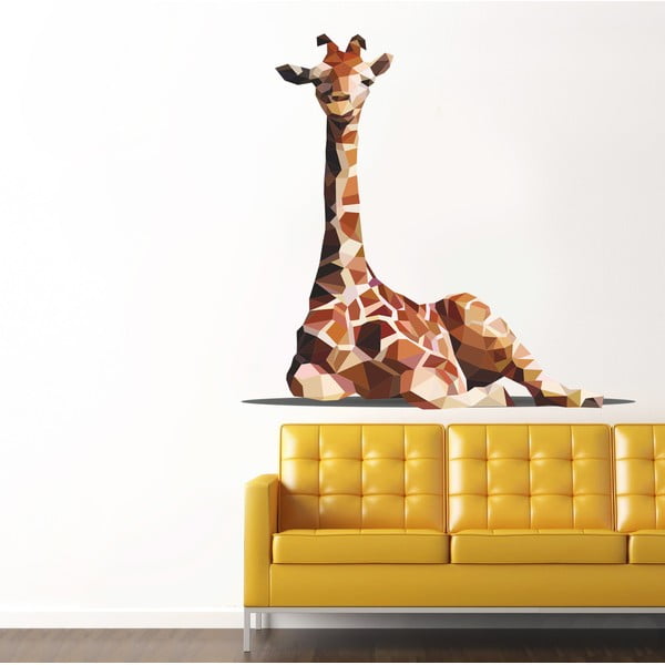 Naklejka na ścianę Żyrafa, 90x120 cm