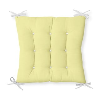 Poduszka na krzesło z domieszką bawełny Minimalist Cushion Covers Lime, 40x40 cm