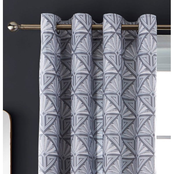 Zestaw 2 zasłon Catherine Lansfield Art Deco, 168x183 cm-image-2