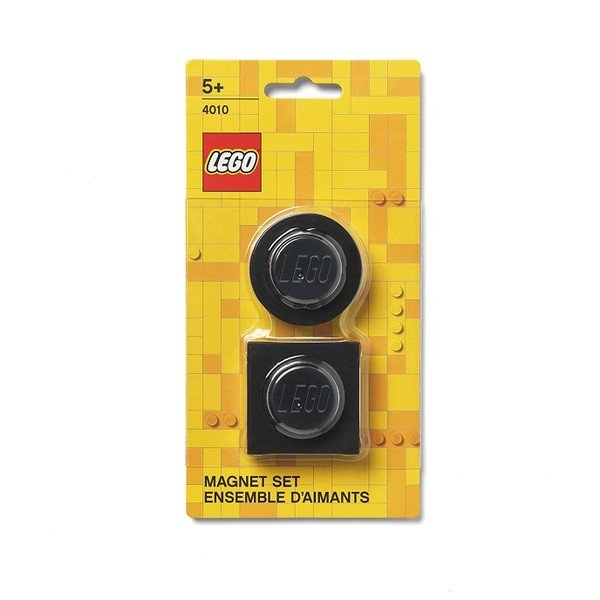 Zestaw 2 czarnych magnesów LEGO®-image-1