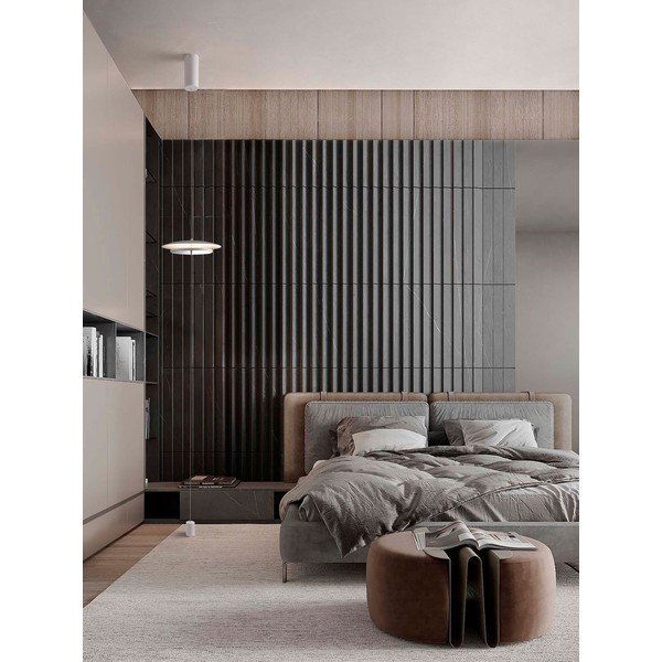 Aluminiowa lampa stojąca LED ze ściemniaczem w matowym białym kolorze (wysokość 330 cm) Olos – Nova Luce-image-1