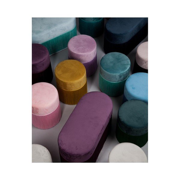 Puf z aksamitnym obiciem Velvet Atelier-image-2