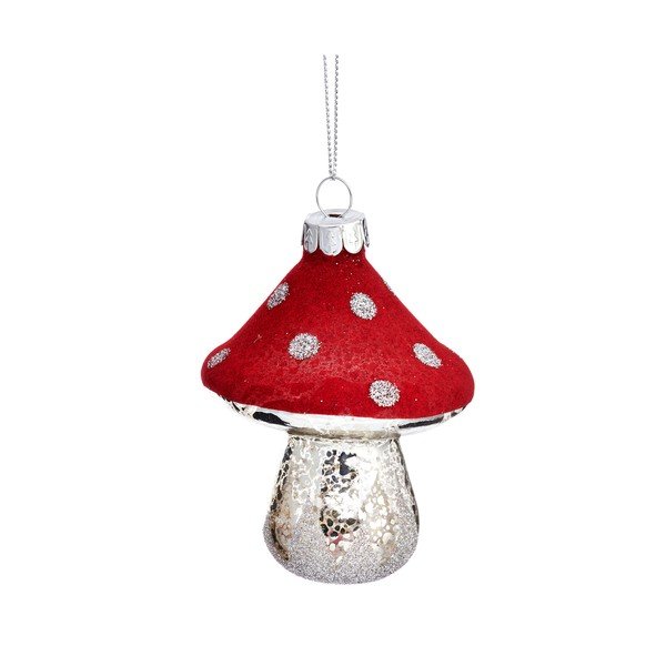 Szklana bombka choinkowa Toadstool – Sass & Belle
