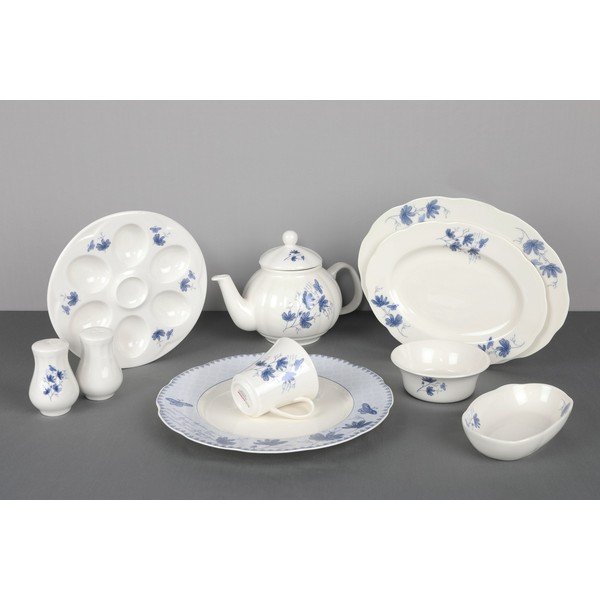 Komplet naczyń porcelanowych 28-częściowy Kutahya Farmer-image-1