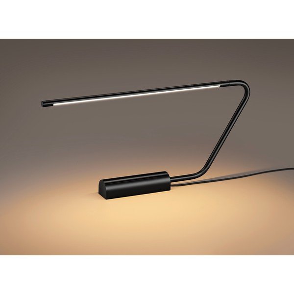 Czarna lampa stołowa LED (wysokość 33 cm) Olea – Trio Select-image-2