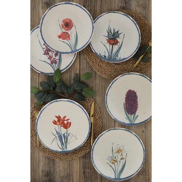 Zestaw 6 ceramicznych talerzy do serwowania My Ceramic, ø 25 cm-image-2