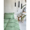 Zielona pościel jednoosobowa muślinowa 135x200 cm Plain Muslin – Butter Kings