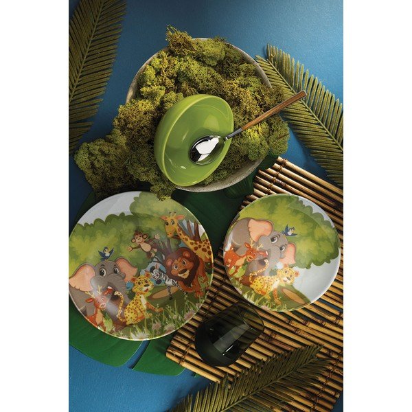 Zestaw kamionkowych naczyń dla dzieci 3 szt. – Hermia-image-1