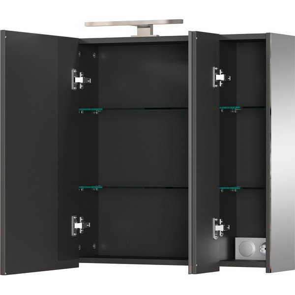 Szara szafka łazienkowa 80x71 cm – Germania-image-3