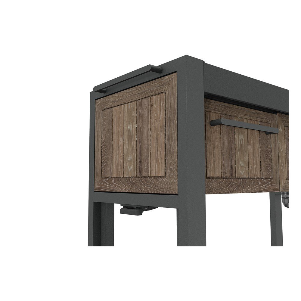 Ogrodowy stolik barowy 112x43 cm Hosting – Keter (zdjęcie 8)