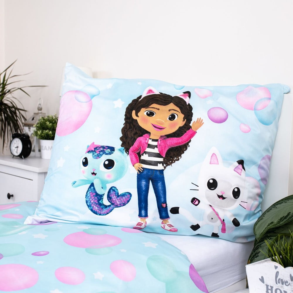 Pościel dziecięca jednoosobowa z mikrowłókna 140x200 cm Gabby's Dollhouse "bubbles" – Jerry Fabrics (zdjęcie 4)