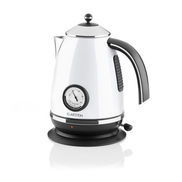 Biały czajnik elektryczny Klarstein Aquavita Chalet