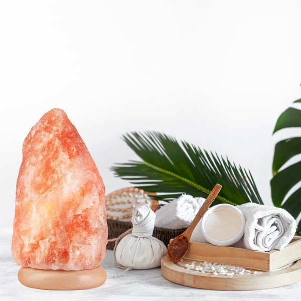 Pomarańczowa lampa solna, wys. 30 cm Sally – LAMKUR-image-1