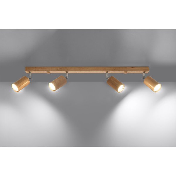 Lampa punktowa w naturalnym kolorze ø 6 cm Ludwik – Sollux-image-1