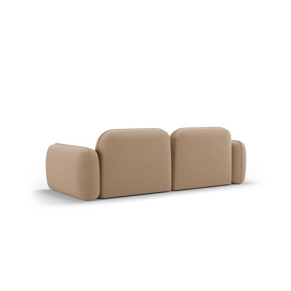 Beżowa aksamitna sofa 230 cm Audrey – Interieurs 86-image-3