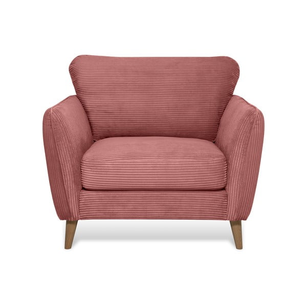 Różowy sztruksowy fotel Paris – Scandic-image-2